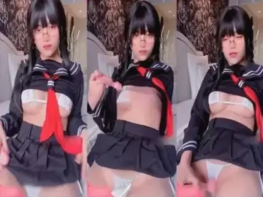 Angel Chan Cosplay Pelajar Colmek Viral Indo Panas