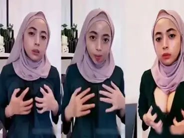 Hijabers Cantik Miera Dientot Ganas Sampe Becek